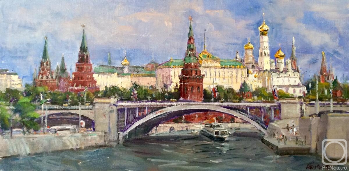 Poluyan Yelena. View of the Moscow Kremlin