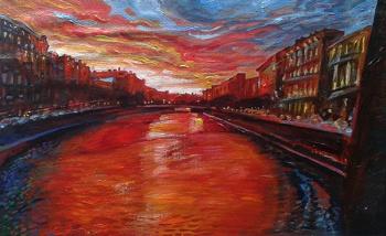 Red sunset. Rakutov Sergey