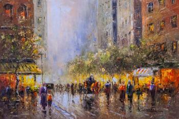 The landscape of Paris by Antoine Blanchard. On the streets of Paris (Walks Through The City Streets). Vevers Christina