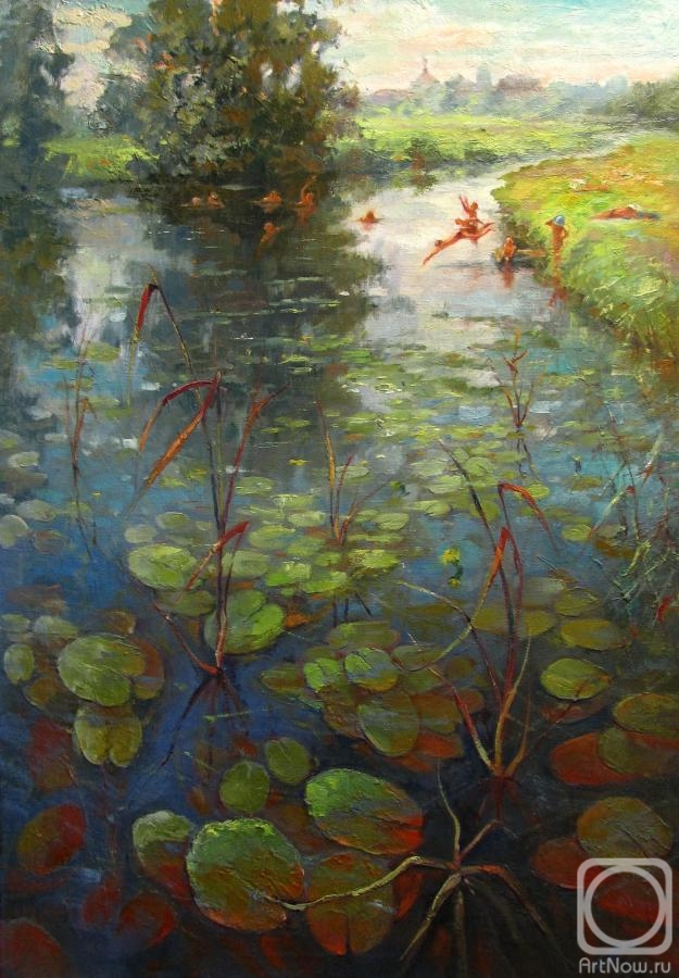 Schavleva Svetlana. River with water lilies
