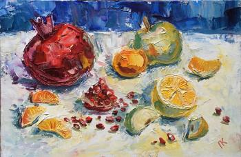 Still life with pomegranate. Pavlova Ekaterina