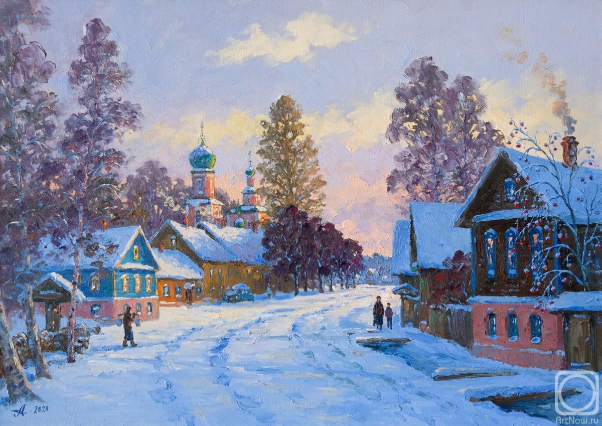 Alexandrovsky Alexander. The snowy street