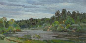 After the rain, the Ugra River. Zhlabovich Anatoly