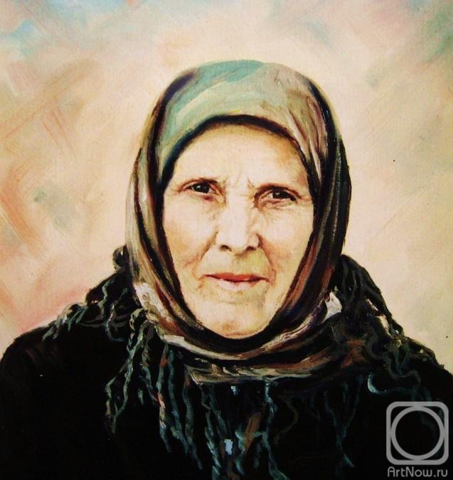 Belyaev Yurij. Portrait of an old woman