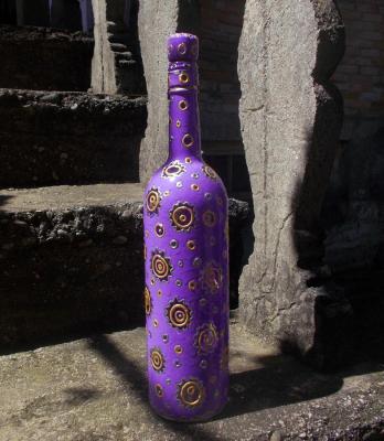 Bottle "Blueberry ice cream". Razumova Lidia