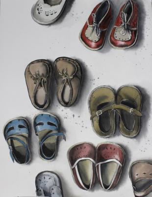 Ran away barefoot (Barefoot Childhood). Petrovskaya Irina