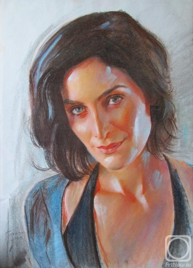 Dobrovolskaya Gayane. Carrie-Anne Moss, from a photograph