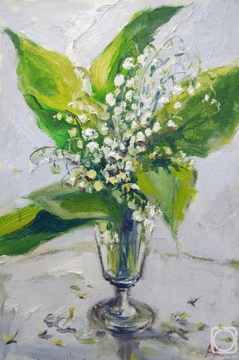 Koks Aleksandra. A bouquet of lilies of the valley