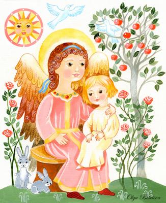 With Guardian Angel (Angel Baby). Beketova Olga
