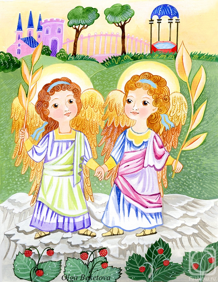 Beketova Olga. Two angels