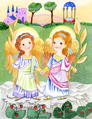 Two angels. Beketova Olga