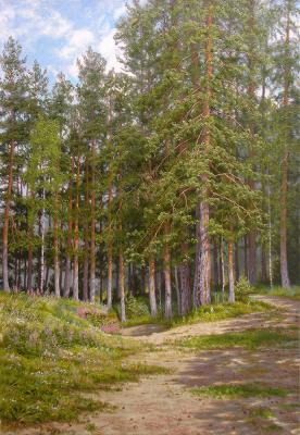 Sunny day. Pines (Osiptsov). Osipsow Wladislaw