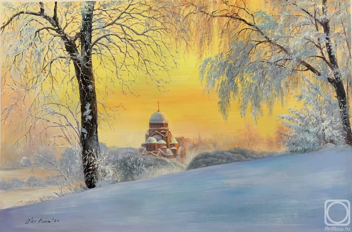 Romm Alexandr. Early in the morning at dawn ... In Murinsky Park, St. Petersburg