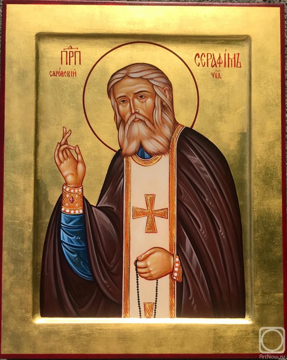 Iaroslavtseva Olga. Icon of St. Seraphim of Sarov