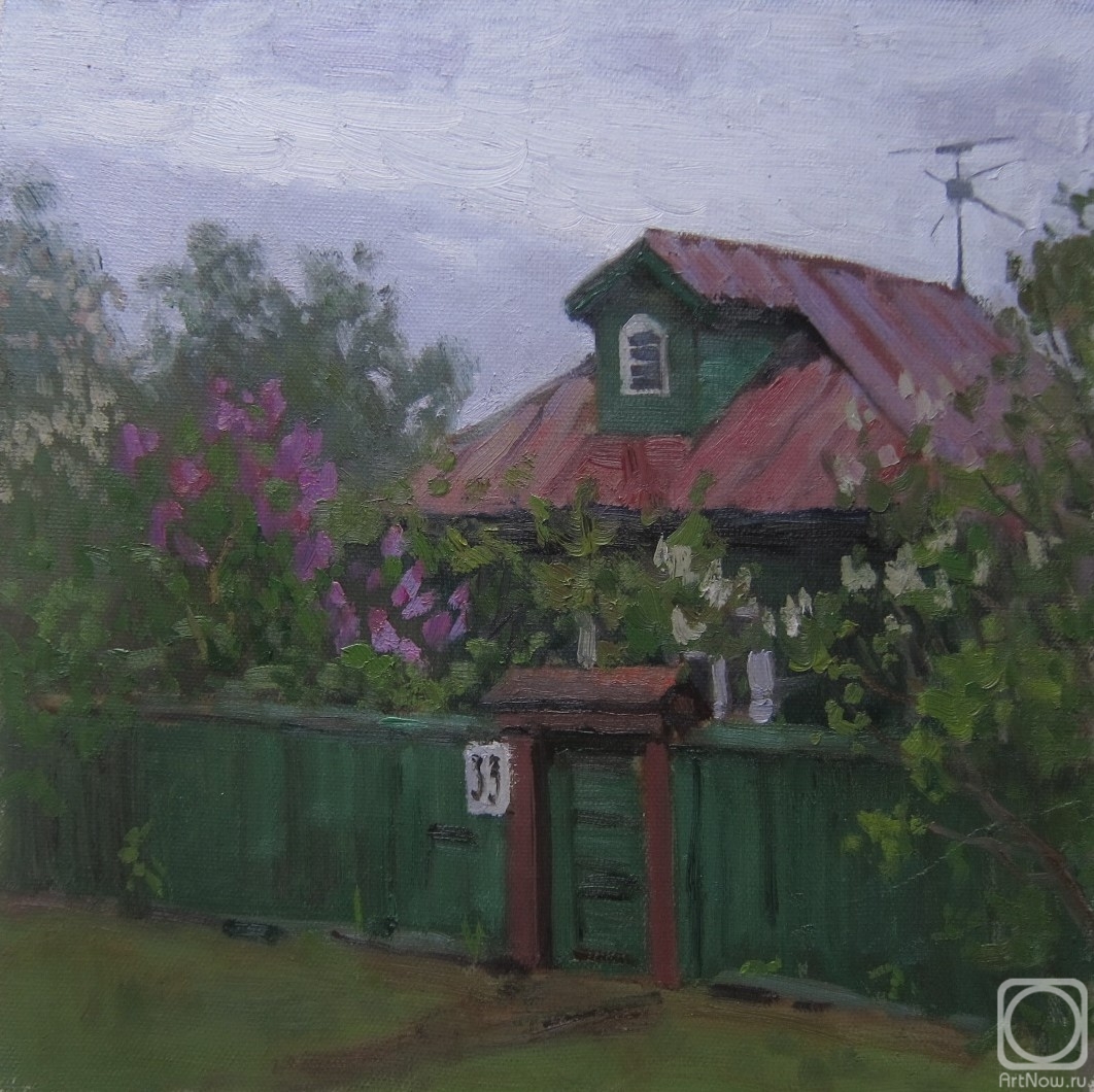 Chertov Sergey. Old Mytishchi. Lilac blooms