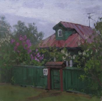 Old Mytishchi. Lilac blooms. Chertov Sergey