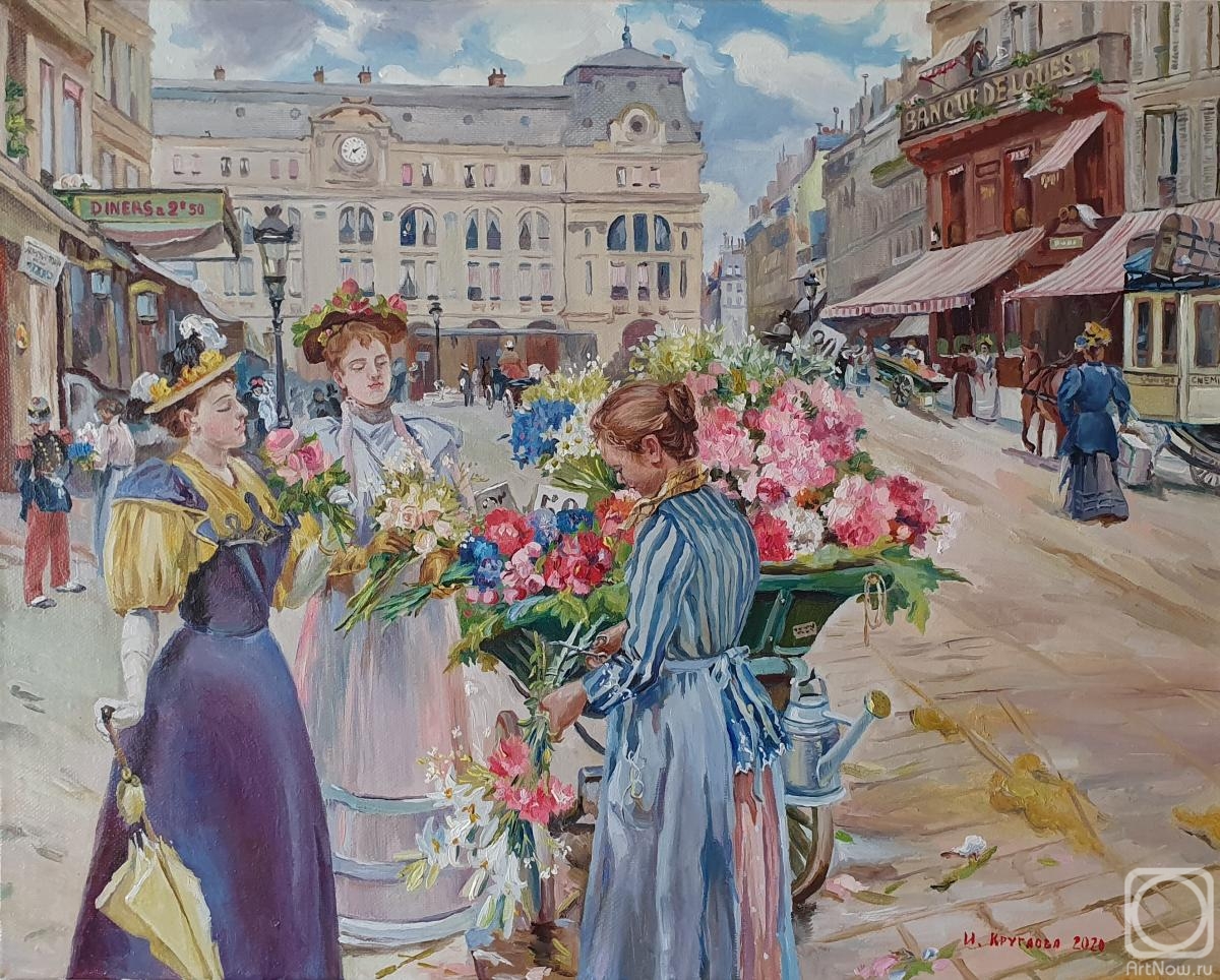 Kruglova Irina. Flower girl. St. Le Havre. Paris