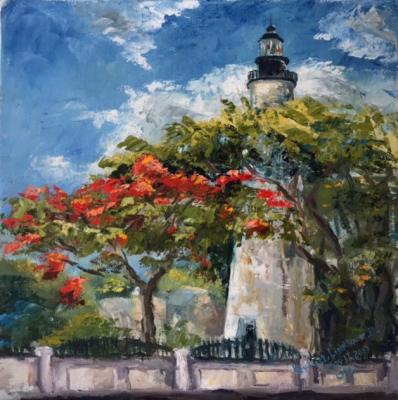 Key West lighthouse, Fl (Florida Painting). Iaroslavtseva Olga