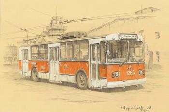 Moscow trolleybus (Trolley Bus). Zhuravlev Alexander
