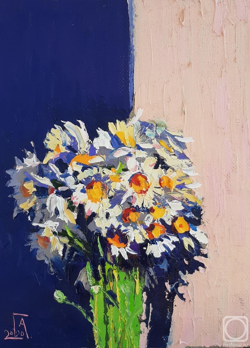 Golovchenko Alexey. A bouquet of daisies