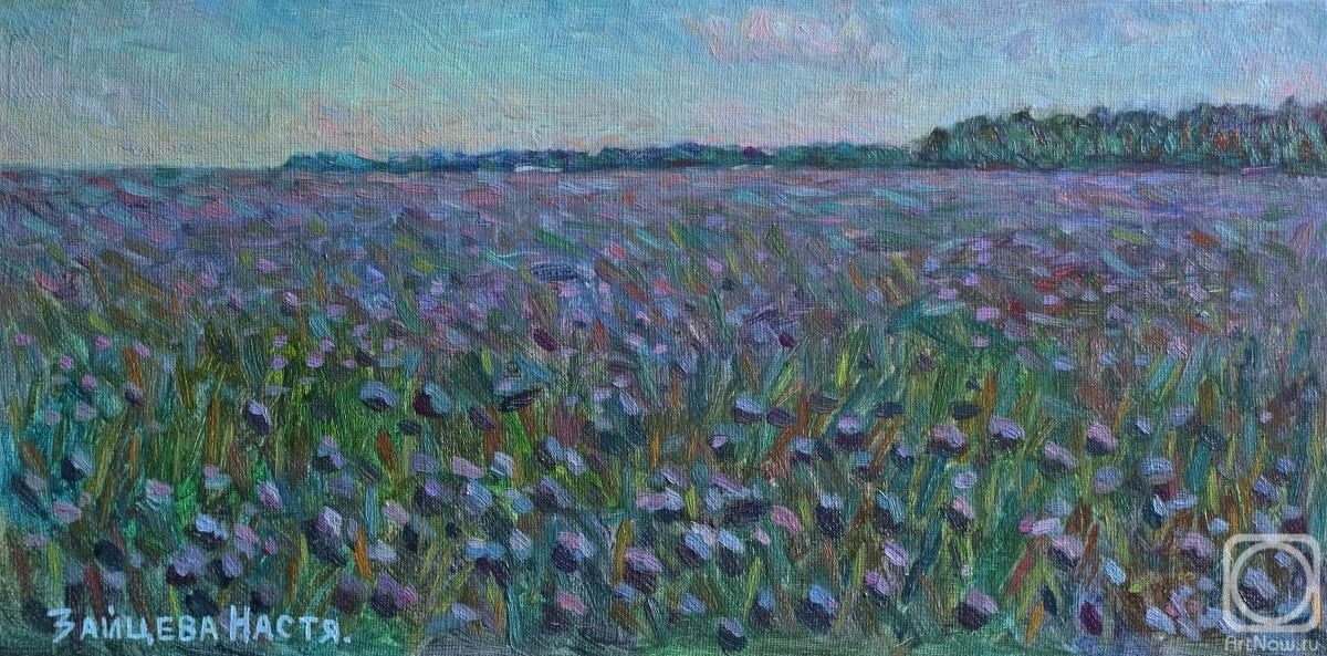 Zaitseva Anastasia. Violet field