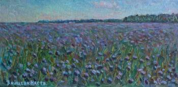 Violet field. Zaitseva Anastasia