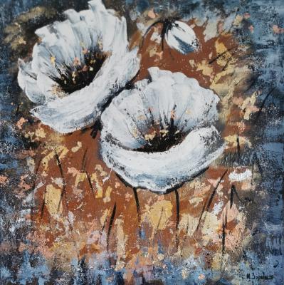 White poppies (Buy A Picture With Poppies). Zorina Irina