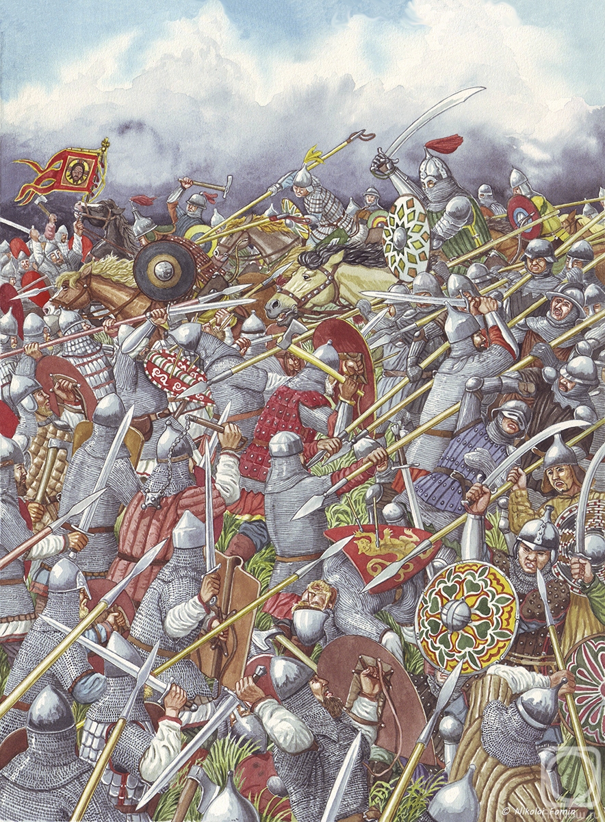 Fomin Nikolay. Battle of Kulikovo, 1380