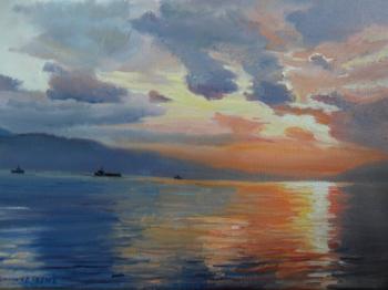 Dawn in tsemes Bay. Chernyshev Andrei