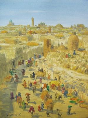 Street view Mazar Turki- i Djandi (Graves). Mukhamedov Ulugbek
