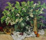 Malykh Evgeny. A bouquet of bird-cherry flowers
