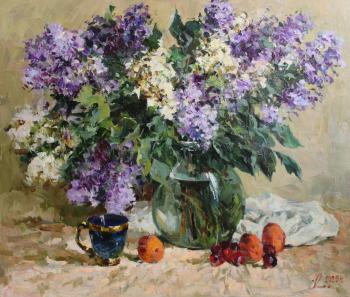 A bouquet of lilac with fruits. Malykh Evgeny