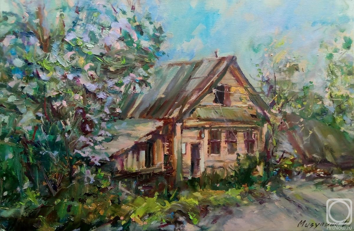 Mizulina Olga. House on the edge of the village