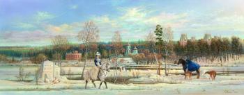Horsewomen. Tsaritsyno (Tsaritsyno Palace). Panin Sergey