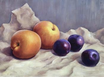 Peaches and plums. Shchepetnova Natalia