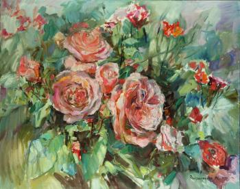 Pink mood (Big Picture With Flowers). Podgaevskaya Marina