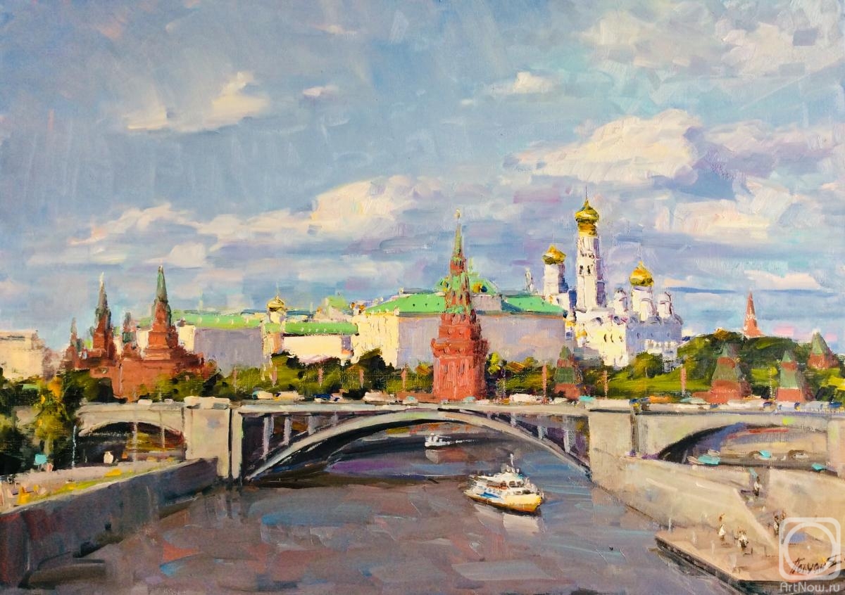 Poluyan Yelena. Over the Moscow River