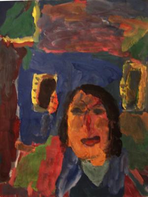 Portrait in the interior