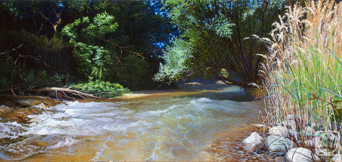 Makrukha Sergey. River in the forest