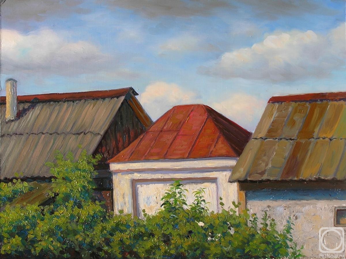 Kosterin Sergey. The neighbor's houses (etude)