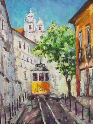 Tram Of Lisbon. Zhukova Elena
