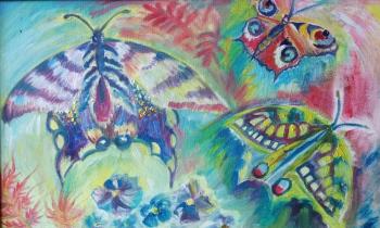 Flight of butterflies. Medvedeva Maria