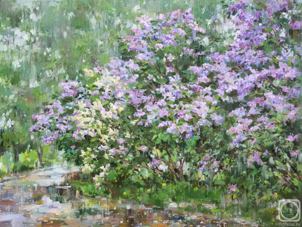 Eskov Pavel. Lilacs in the rain