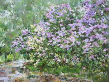 Lilacs in the rain. Eskov Pavel
