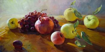 Apples, pomegranates and grapes
