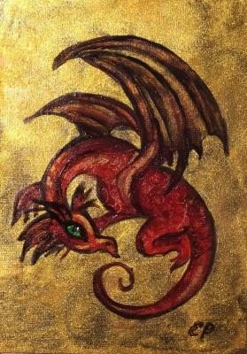The dragon guarding the gold. Ripa Elena