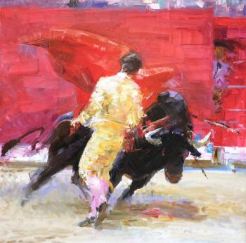 Komarova Elena Konstantinovna. Bullfighting