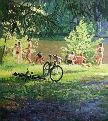 Rudnik Mihkail Markovich. Summer on the lake