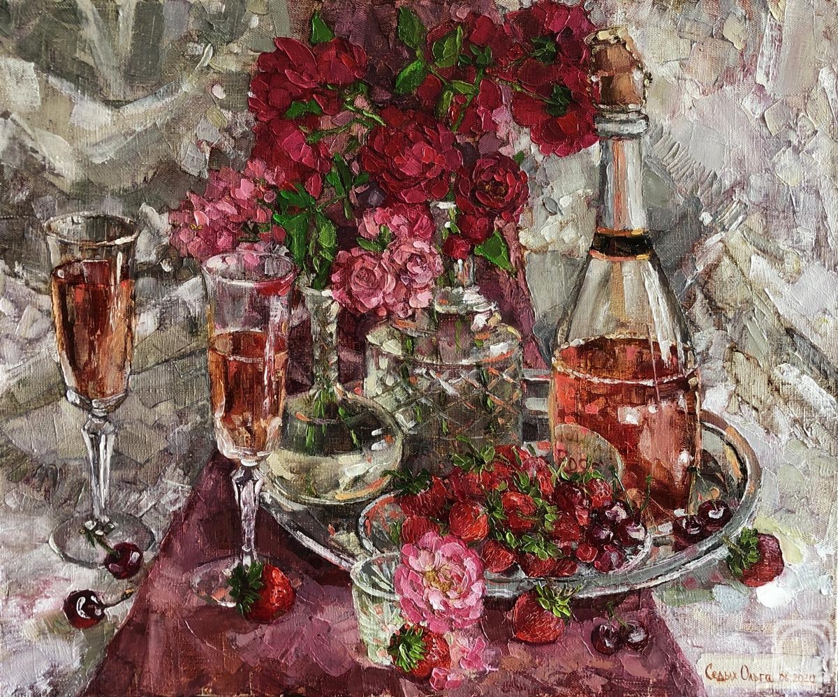 Sedyh Olga. Bouquet Of Pink Champagne