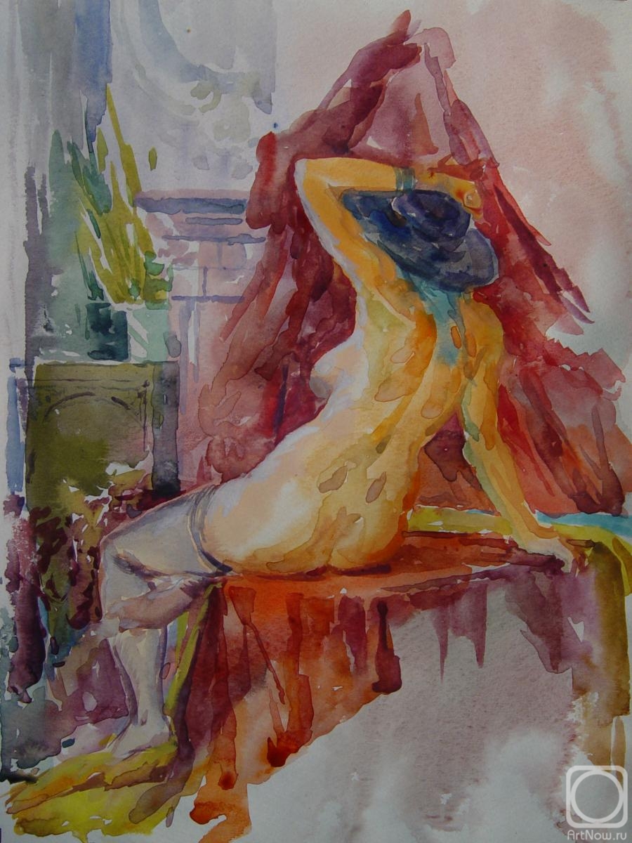 Kostylev Dmitry. Nude in the dressing room